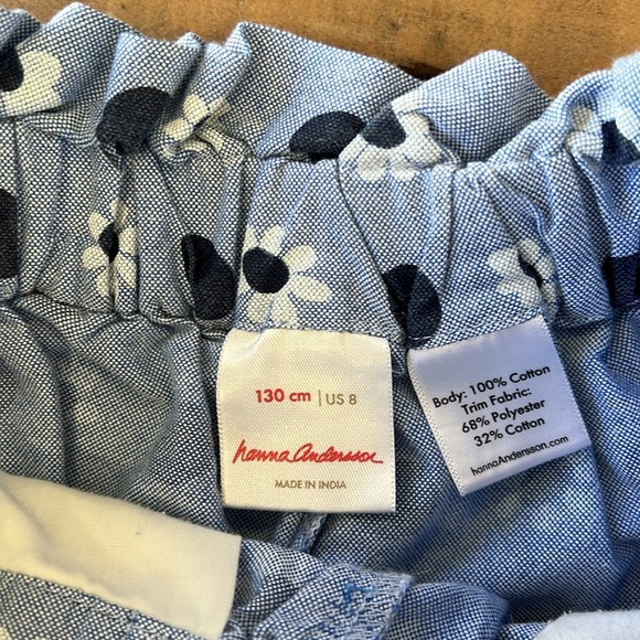 Hanna andersson cotton pull on tie cotton shorts bundle - Picture 6 of 8